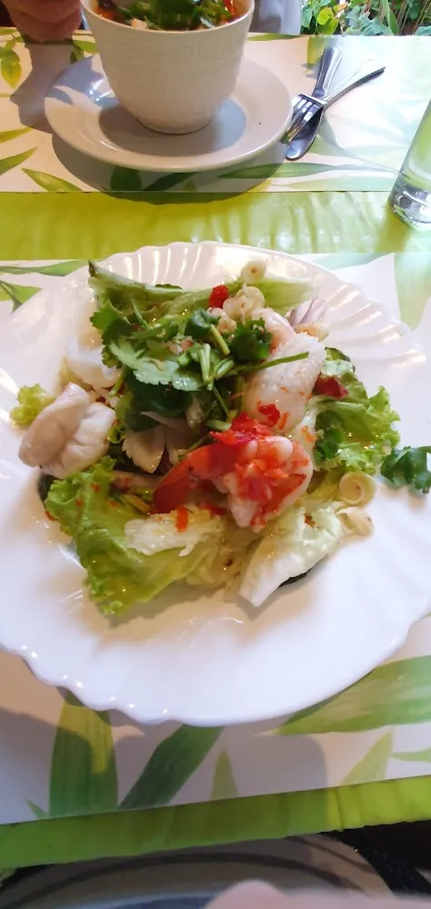 Salade Chinoise Aux Crevettes